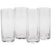 image:imageNutriChef 142oz Highball Drinking Glasses  Set of 4 Heavy Base Tall Tumbler Clear Glassware for Water Wine Beer Liquor Gin Cocktail Whiskey Juice Iced Coffee Mixed Drinks Dishwasher Safe