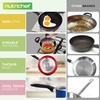 image:imageNutriChef Pots and Pans Set Cookware Set 15 Pieces NonStick Cookware Set Including Pot Set Pan Set Induction and Kitchen Accessories for All Hobs PFOAPFOS Free Dishwasher Safe Colourful