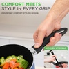 image:imageNutriChef Pots and Pans Set Cookware Set 15 Pieces NonStick Cookware Set Including Pot Set Pan Set Induction and Kitchen Accessories for All Hobs PFOAPFOS Free Dishwasher Safe Colourful