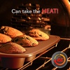 image:imageNutriChef Kitchen Oven Non Stick Carbon Steel Tray Sheet 6 Piece Bakeware Set with Cookie Tray Cake Pan Muffin Pan and Bread Loaf Pan Gold 2 Pack