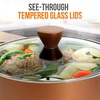 image:imageNutriChef NonStick Casserole with Lid  HighQualified Kitchen Cookware with SeeThrough Tempered Glass Lids 5 Quart Works with Model NCCWA13BR