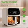 image:imageNutriChef 42QT Glass Air Fryer  9in1 Preset Cook Modes  Glass Fry Bowl for Best CookingResults  Cook Steak Chicken Fish Veggies Fries amp More  Temperature amp Timer Control  White