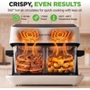 image:imageNutriChef 85 Quart Family Size Double Glass Basket Air Fryer  8in1 Preset Dual Cook Modes  Glass Fry Bowls for Best Cooking  Cook Steak Fries amp More  Adjustable Temperature amp Timer  WhiteWhite