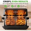 image:imageNutriChef 85 Quart Family Size Double Glass Basket Air Fryer  8in1 Preset Dual Cook Modes  Glass Fry Bowls for Best Cooking  Cook Steak Fries amp More  Adjustable Temperature amp Timer  WhiteBlack