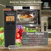 image:imageNutriChef PWIRBBQ90 Bluetooth Meat Thermometer Smart Wireless Kitchen Remote Instant Read BBQ Temperature Probe for Grill NormalStandard