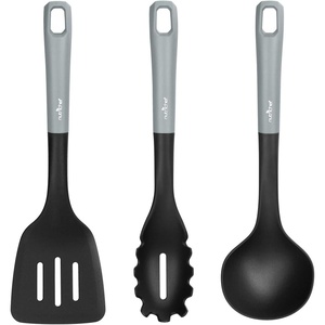 image:imageNutriChef Kitchen Cooking Utensils Set  Includes Soup Ladle Pasta Fork and Spatula Works with Models amp NCCW11GD amp NCCW11GL