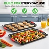 image:imageNutriChef Baking Sheet Set 2Piece Nonstick Cookie Sheets2Piece Large
