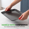 image:imageNutriChef Baking Sheet Set 2Piece Nonstick Cookie Sheets3Piece Medium