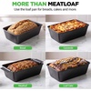 image:imageNutriChef Meatloaf Pan with Drain Tray  Nonstick Carbon Steel