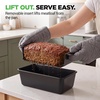image:imageNutriChef Meatloaf Pan with Drain Tray  Nonstick Carbon Steel