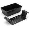 image:imageNutriChef Meatloaf Pan with Drain Tray  Nonstick Carbon Steel