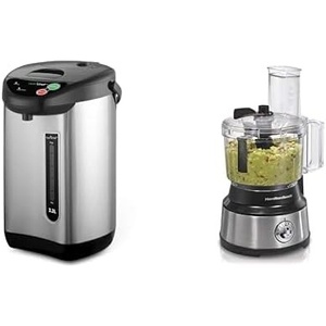 image:imageNutriChef Hot Water Urn Pot Insulated Stainless Steel  Hamilton Beach Food Processor amp Vegetable ChopperWater Urn Pot  Food Processor